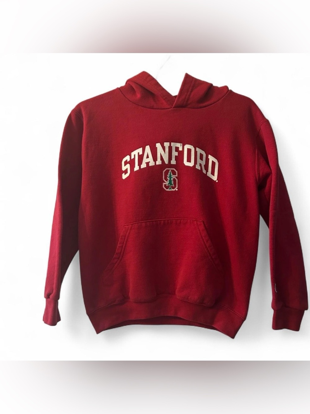 Champion Stanford University Red Youth Hoodie with Tree Logo M (7-8) Academia